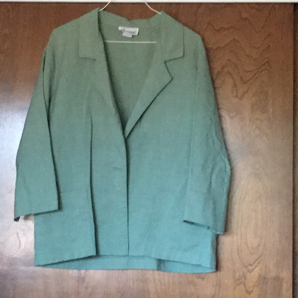 Green Petite Blazer